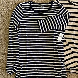 Stripped long sleeve shirt